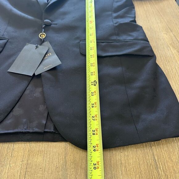 Ted Baker Jules Trim Fit Dinner Tuxedo Jacket 36R Black - Picture 11 of 14